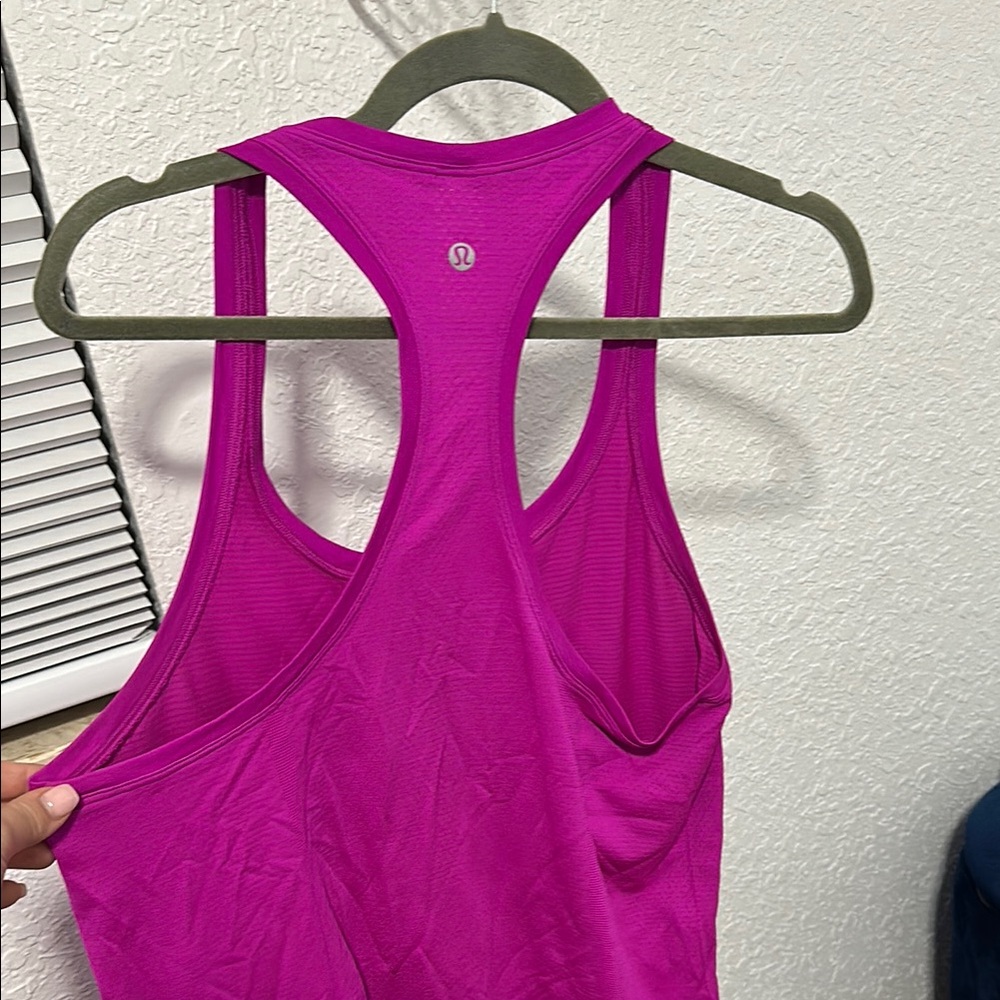 Lululemon Magenta Racerback Tank Top